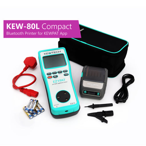 KEWTECH EZYPAT and KEW-80L Compact Bluetooth Label Printer for KEWPAT