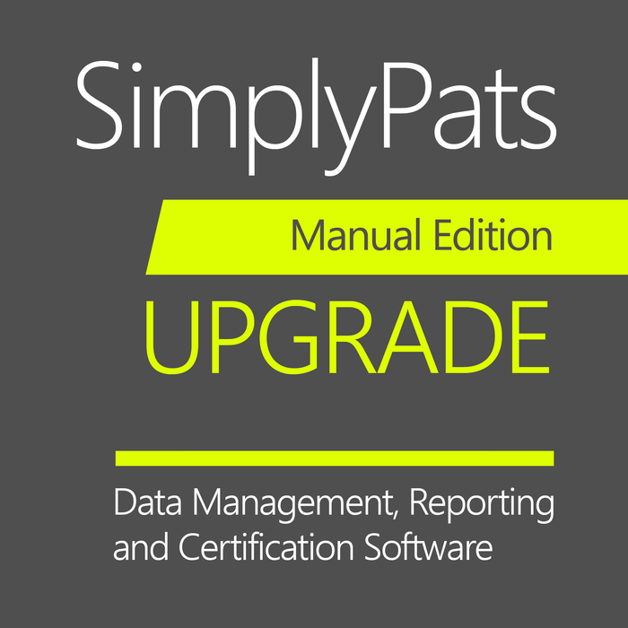 SimplyPats V7 Manual Edition (Upgrade from Manual Edition V6 or V5)
